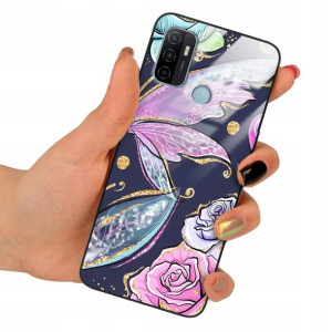 Etui Glass do OPPO A53 Obudowa Motyle Case Wzory