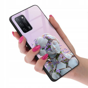 Etui GLASS do OPPO A55 Case Biologist Human Wzory