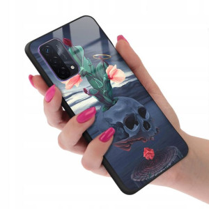 Etui GLASS do OPPO A72 5G Case Biologiczne Wzory