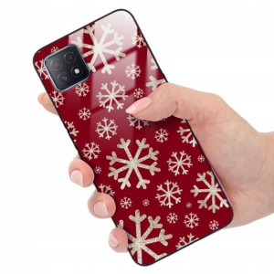 ETUI GLASS do OPPO A72 5G Święta Christmas Wzory
