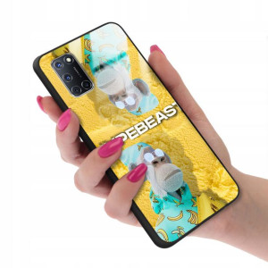 Etui GLASS do OPPO A72 Case Bearbrick Misie Wzory