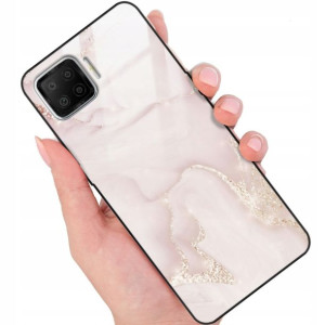 Etui Glass Do Oppo A73 Marmurek Case Różne Wzory