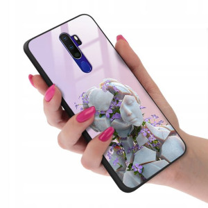 Etui GLASS do OPPO A9 2020 Case Biologiczne Wzory