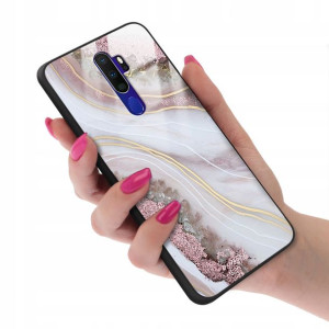 Etui GLASS do OPPO A9 2020 Case Marmurki Top Wzory