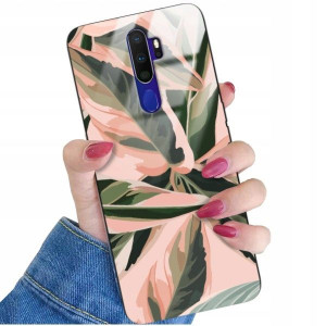 ETUI GLASS do OPPO A9 2020 Kwiaty Wiosenne Wzory
