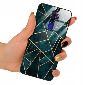 Etui GLASS do OPPO A9 2020 Obudowa Marmurki Wzory