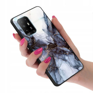 Etui GLASS do OPPO A94 Case Marmurki Letnie Wzory