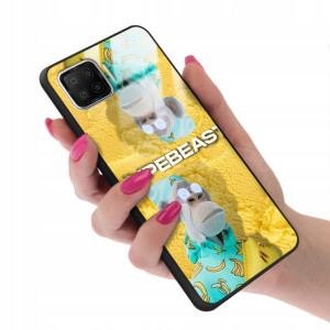 Etui GLASS do OPPO F17 Case Bearbrick Misie Wzory