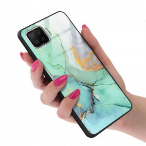 Etui GLASS do OPPO F17 Case Marmurki Letnie Wzory