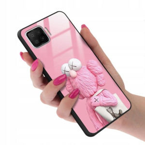 Etui GLASS do OPPO F17 Obudowa Kwiatki Lato Wzory