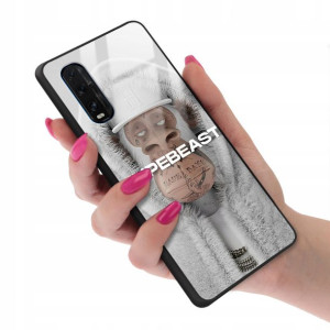 Etui GLASS do OPPO FIND X2 Bearbrick Misie Wzory