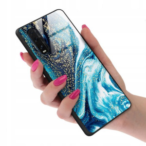 Etui GLASS do OPPO FIND X2 Case Marmurki Top Wzory