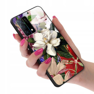 Etui GLASS do OPPO K9 Obudowa Kwiatki Lato Wzory