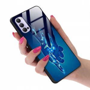 Etui GLASS do OPPO RENO 4 Case Biologiczne Wzory