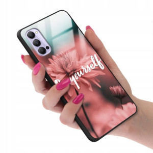 Etui GLASS do OPPO RENO 4 Case Modne Kobiece Wzory