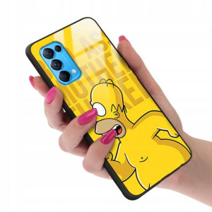 Etui GLASS do OPPO RENO 5 Case Kreskówki Top Wzory