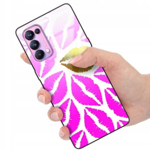 ETUI GLASS do OPPO RENO 5 PRO Love Miłość Wzory