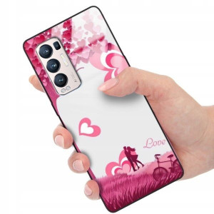 ETUI GLASS do OPPO RENO 5 PRO PLUS Love Top Wzory