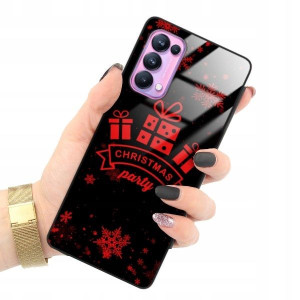 ETUI GLASS do OPPO RENO 5 PRO Święta Zima Wzory