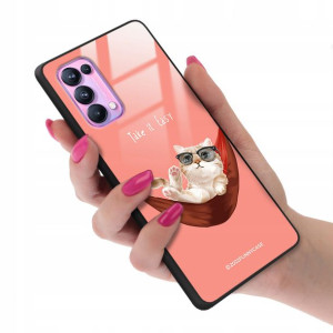 Etui GLASS do OPPO RENO 5 PRO TEDDY Misie Wzory