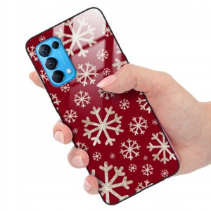 ETUI GLASS do OPPO RENO 5 Święta Christmas Wzory