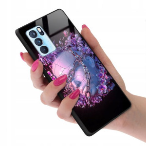 Etui GLASS do OPPO RENO 6 Case Biologiczne Wzory