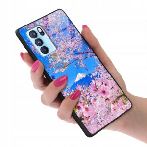 Etui GLASS do OPPO RENO 6 Case Top Wiosenne Wzory