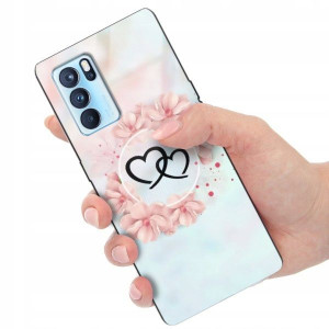 ETUI GLASS do OPPO RENO 6 Miłość Walentynki Wzory