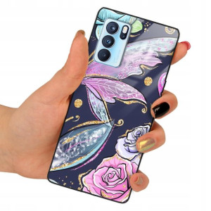Etui Glass do OPPO RENO 6 Obudowa Motyle Top Wzory