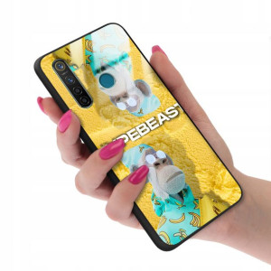 Etui GLASS do REALME 5 Case Bearbrick Misie Wzory