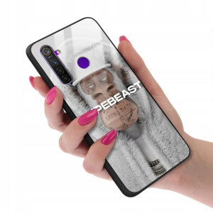 Etui GLASS do REALME 5 PRO Bearbrick Misie Wzory