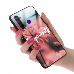 Etui GLASS do REALME 5 PRO Case Kobiece Top Wzory