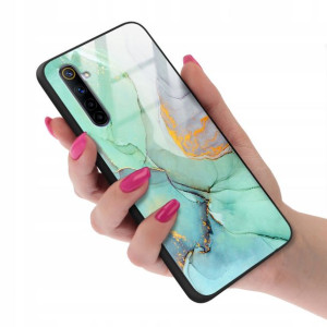 Etui GLASS do REALME 6 Case Marmurki Letnie Wzory