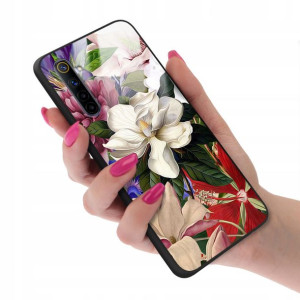 Etui GLASS do REALME 6 Obudowa Kwiatki Lato Wzory