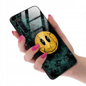 Etui GLASS do REALME 6 PRO Case Kreskówki Wzory
