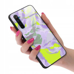 Etui GLASS do REALME 6 PRO Case Kwiatki Lato Wzory