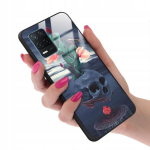Etui GLASS do REALME 8 5G Case Biologiczne Wzory
