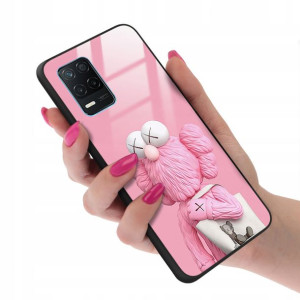 Etui GLASS do REALME 8 5G Case Kwiatki Lato Wzory