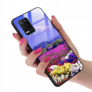 Etui GLASS do REALME 8 5G Case TOP Wiosenne Wzory
