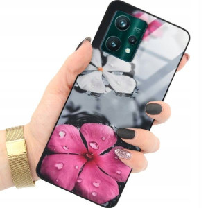 ETUI GLASS do REALME 9 PRO PLUS Kwieciste Wzory