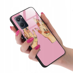 Etui Glass do REALME 9I Case Biologist Human Wzory