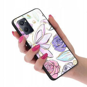 Etui Glass do REALME 9I Case Modne Kobiece Wzory