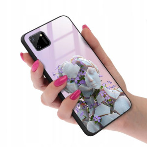 Etui GLASS do REALME C11 Case Biologia Modne Wzory