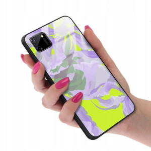 Etui GLASS do REALME C11 Case Kwiatki Lato Wzory