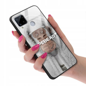 Etui GLASS do REALME C15 Bearbrick Misie Wzory