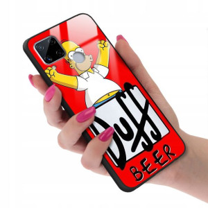 Etui GLASS do REALME C15 Case Kreskówki Top Wzory