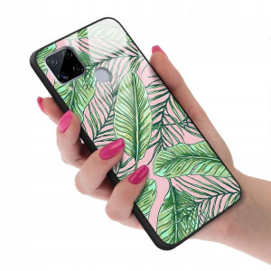 Etui GLASS do REALME C15 Case Kwiatki Lato Wzory