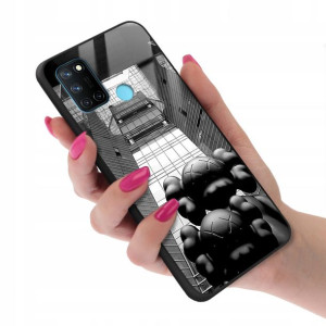 Etui GLASS do REALME C17 Bearbrick Misie Wzory