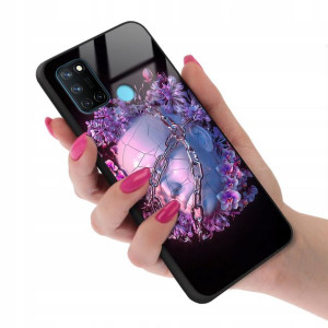 Etui GLASS do REALME C17 Case Biologia Modne Wzory
