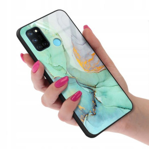 Etui GLASS do REALME C17 Case Marmurki Top Wzory